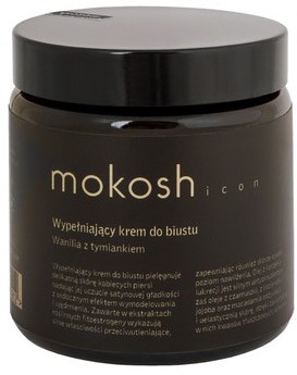 mokosh wypełniający krem do biustu, wanilia z tymiankiem, 120ml MOK000019