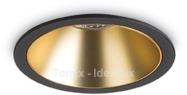 Ideal Lux Oprawa wpuszczana LED Game Round kol czarno-złoty 192345)