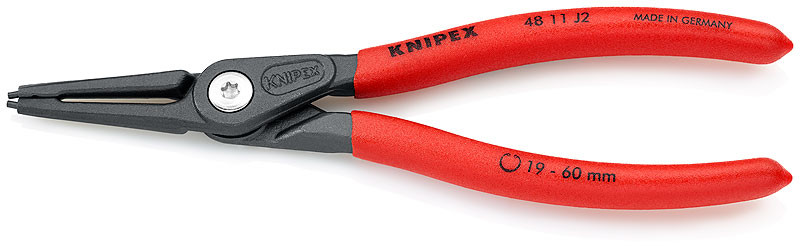 Knipex szczypce do pierścieni Segera wewnętrzne, proste, zakres 40-100mm, [48 11 J3]