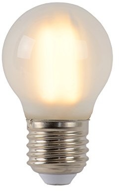 Lucide LEDbulb-żarnik lamp-średnica 4,5 cm-leddim. - 1 X 4 W 2700 K, tekstury, E27, 4 W, albast, 1 x 1 x 7.4 cm 49021/04/67