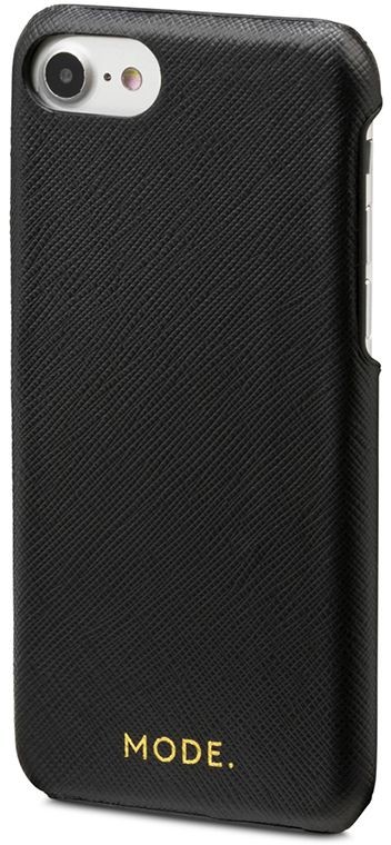 MODE. MODE. London skórzane etui na tył do Apple iPhone 7 4.7 CZARNY OTWIERANE NA BOK SKÓRA NATURALNA LOI7NIBL5035