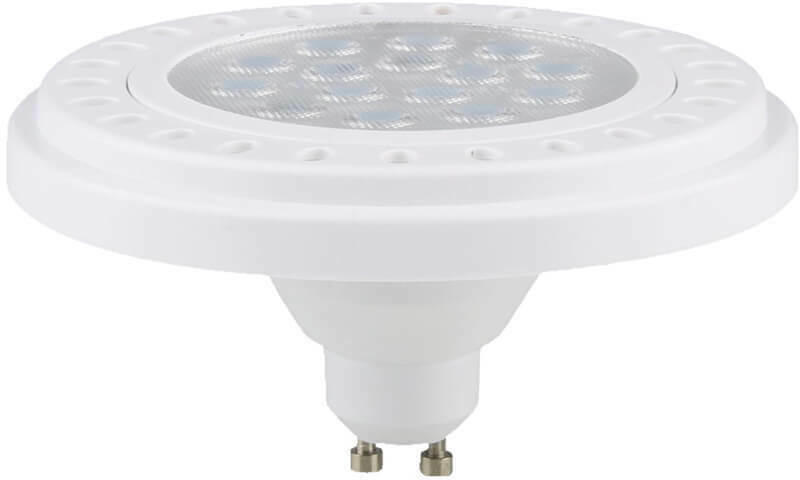 Light Prestige Żarówka ES111 GU10 biała LED 9W 4000K plastik LP-ES111-9W WH 4000K