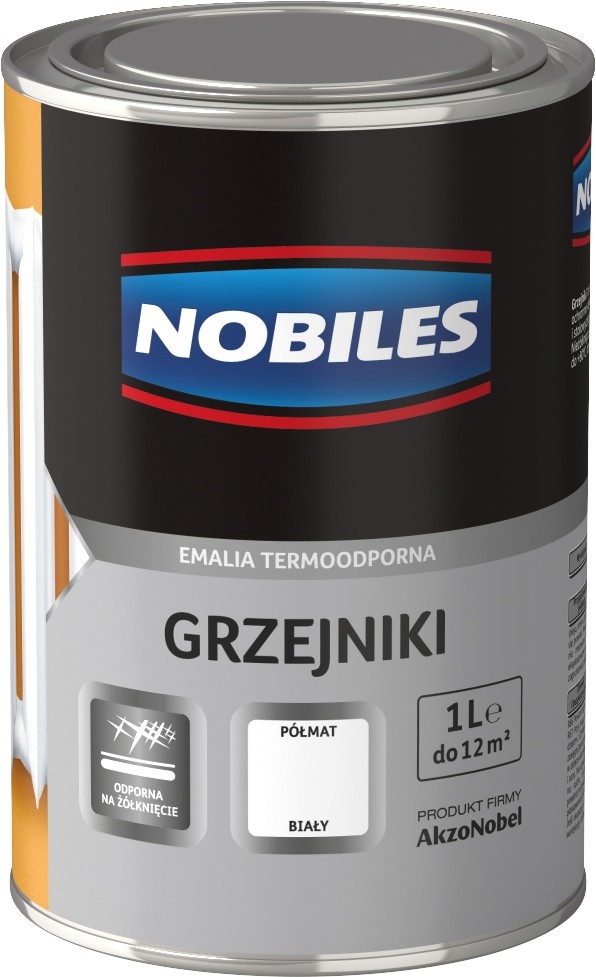 Nobiles Grzejniki 1L Biały Kaloryfery farba ftalow