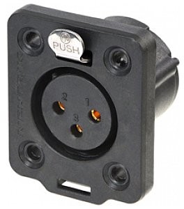 Neutrik NC3FDX-TOP - 3-stykowe żeńskie złącze obudowy, TRUE OUTDOOR PROTECTED (TOP)