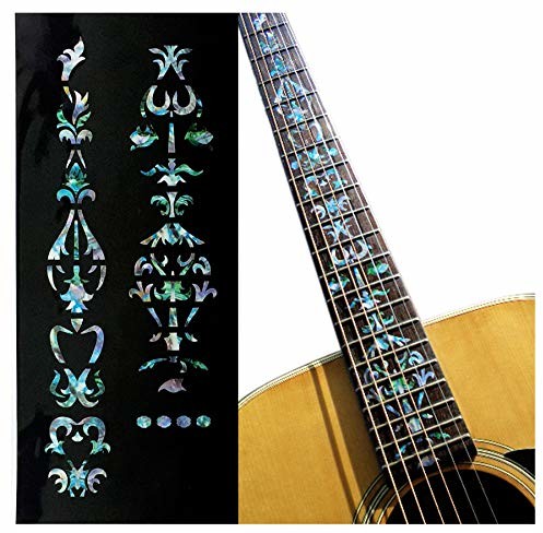 Inlaystickers Inlay Sticker Markery progowe do gitary - Drzewo Winorośli - Abalone Mix FT-056VT-MX