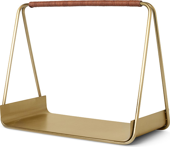 Ferm Living Stojak na drewno Port mosiężny 1104263211