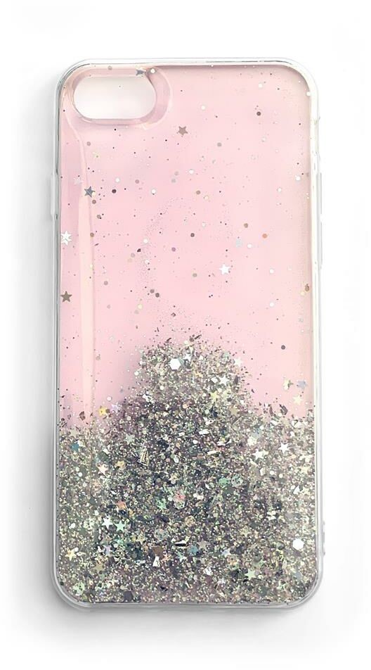 Wozinsky Hurtel Star Glitter błyszczące etui pokrowiec z brokatem Samsung Galaxy A22 4G różowy