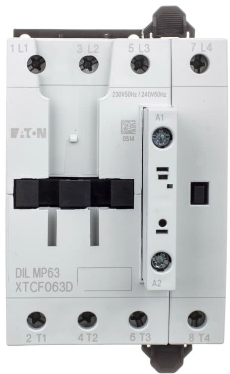 Eaton Stycznik mocy 63A AC-1 4P 230VAC 0Z 0R DILMP63(230V50HZ,240V60HZ) 109855 109855