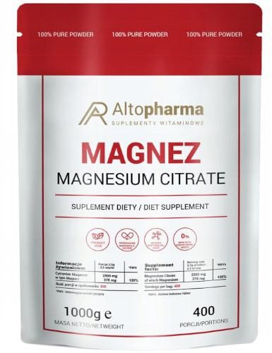 Altopharma Magnez (cytrynian magnezu) proszek 1000 g 1146115