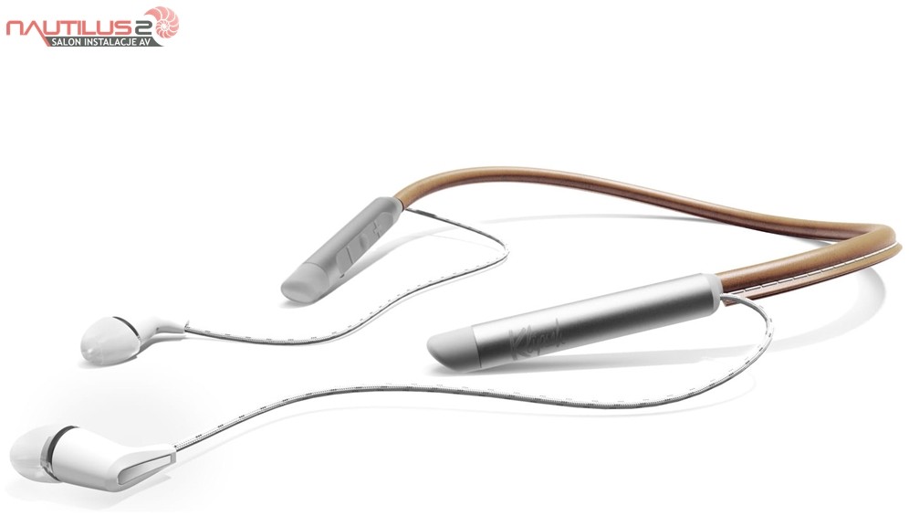 Klipsch T5 Neckband biało-brązowe