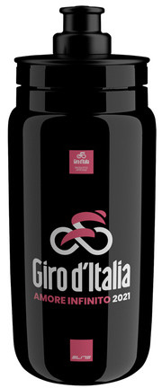 ELITE Bidon rowerowy FLY Teams 2021 Giro d'Italia Iconic Black Map 550 ml