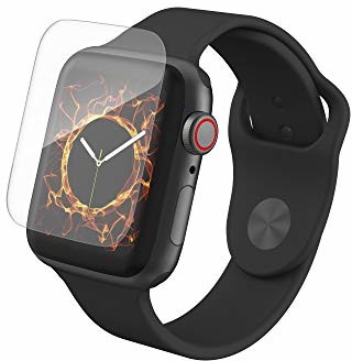 ZAGG InvisibleShield 200202447 ochrona wyświetlacza do zegarka Apple Watch (44 mm) seria 4, przezroczysta, 1 sztuka (S)) 200202447