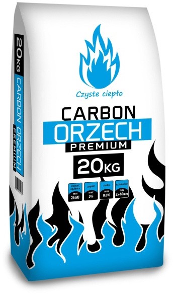 Węgiel orzech carbon 26 MJ 20 kg