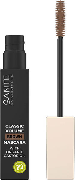 Sante Naturkosmetik Tusz do rzęs zwiększający objętość CLASSIC VOLUME brązowy 173 40402