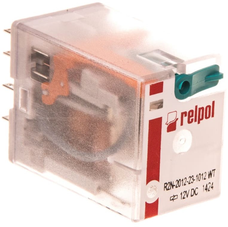 Relpol Przekaźnik przemysłowy 2P 12V DC AgNi R2N-2012-23-1012-WT 860939 860939