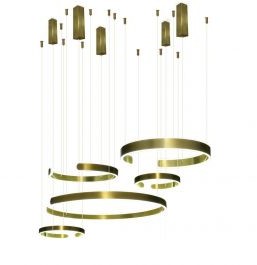 DomenoLED DomenoLED OKRĘGI 542 lampa wisząca 264W/LED