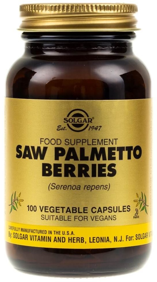 Solgar Saw Palmetto Berries (Palma Sabałowa) - 100 kapsułek SOL4023