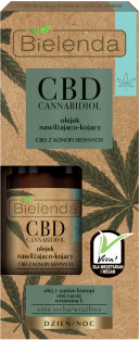 Bielenda CBD CANNABIDIOL OLEJEK NAWILŻAJĄCO-KOJĄCY Z CBD Z KONOPI SIEWNYCH CERA SUCHA / WRAŻLIWA 15ML