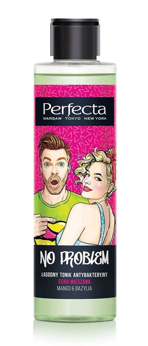 DAX Cosmetics No Problem łagodny tonik antybakteryjny do cery mieszanej Mango & Bazylia 200ml