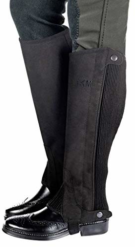 HKM SPORTS EQUIPMENT HKM 9857 czapki jeździeckie na nogi, czapki z daszkiem, dla dzieci, 4  12, czarny, S-32