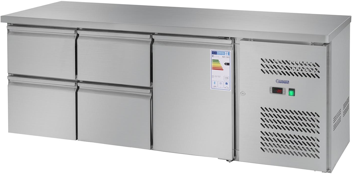 Royal Catering Stół chłodniczy - 403 l - 4 szuflady RCKT-179/70 RCKT-179/70