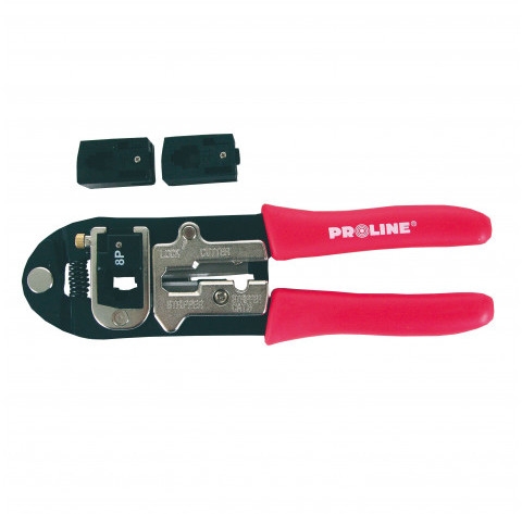 PROLINE 28489 Szczypce do zaciskania końcówek telefonicznych RJ 4P, 6P, 8P, 28489