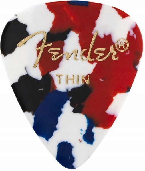 Fender Confetti 351 Pick Thin kostka gitarowa