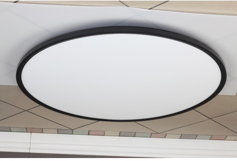 Light&More LM P UFO 70W BK PLAFON NOWOCZESNA LAMPA SUFITOWA NATYNKOWA LED 70W 5600lm=500W 3000K 80cm CZARNY ŚCIEMNIALNY LM P UFO 70W BK