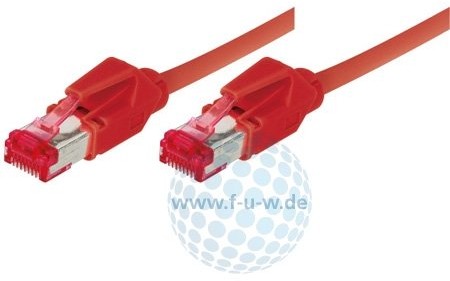 Tecline Category 6 A kablem Ethernet (3 m) jasnoczerwony 4048889025888