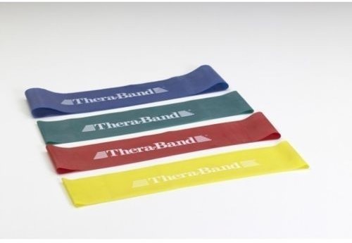 Thera Band Loop obręcz taśmy Thera Band 45,5 cm opór mocny zielony 087453208320