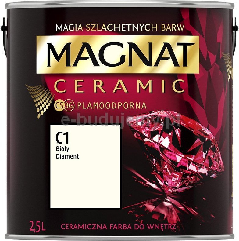 Magnat CERAMIC 2,5L ceramiczna farba do wnętrz C1 Biały diament