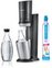 SodaStream Crystal 2.0 szklane karafki do nasycania wody wodociągowej dwutlenkiem węgla, szklana butelka z możliwością mycia w zmywarce, do Twojego saturatora. W zestawie: 1 cylinder i 2 szklane karaf 1216512491