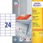 Avery Zweckform Etykiety uniwersalne Zweckform trwałe 70 x 37mm 200 ark./op. 3474-200