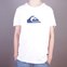 Quiksilver T-shirt SS Logo Bright Yth A5 - kolor biały