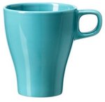 IKEA Kubek, kamionka, turkusowy, 25 cl, wz. FRG 502.348.03