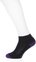 Motive Skarpety Fitness Deodorant Socs czarno-fioletowe Czarny
