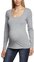 Esprit Maternity Bluzka ci??owa Maternity M84715 dla kobiet, kolor: szary, rozmiar: 42 (XL)