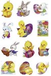 Dystrybucja Kraina Papieru Naklejki HERMA Magic 6417 kurczaczki z pisankam