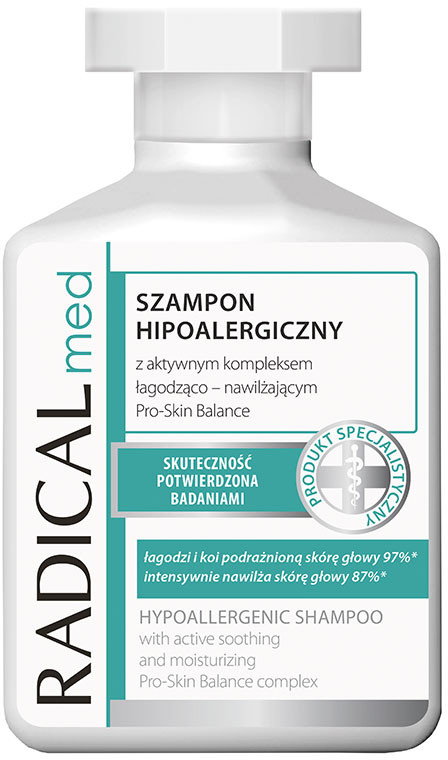 Farmona Med RADICAL MED Łagodny szampon hipoalergiczny polecany dla osób z łuszc