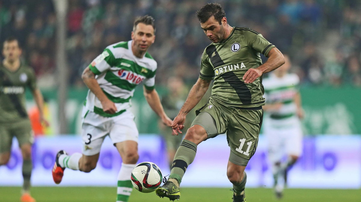 31.10.2015 LECHIA GDANSK - LEGIA WARSZAWA EKSTRAKLASA PILKA NOZNA