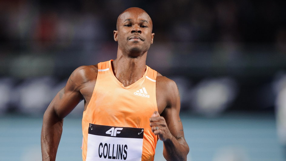 KIM COLLINS. Kraj: St. Kitts&Nevis. Konkurencja: sprinty. Rekord życiowy: 9.96 (20.7.2014). Rekord w hali: 6.48 (1.2.2015).