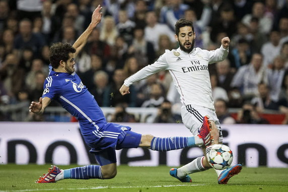 SPAIN SOCCER UEFA CHAMPIONS LEAGUE (Real Madrid vs. Schalke 04)