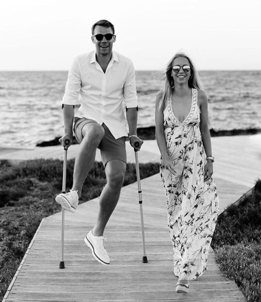 Manuel Neuer i Nina Weiss