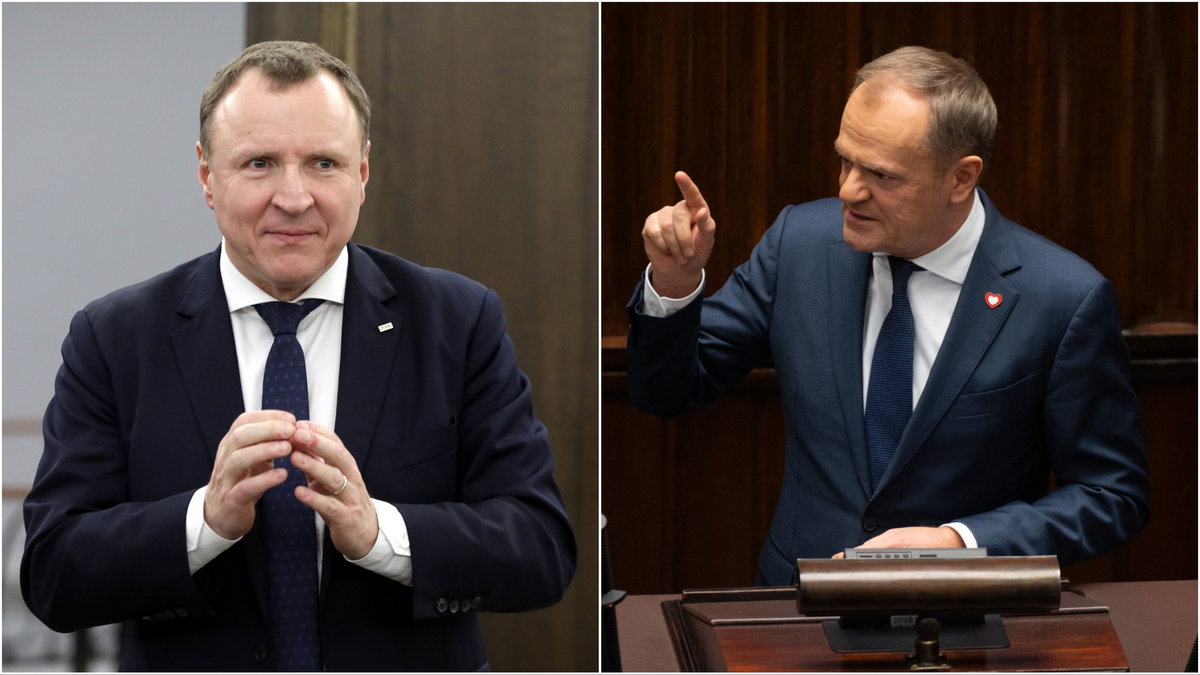 Jacek Kurski i Donald Tusk