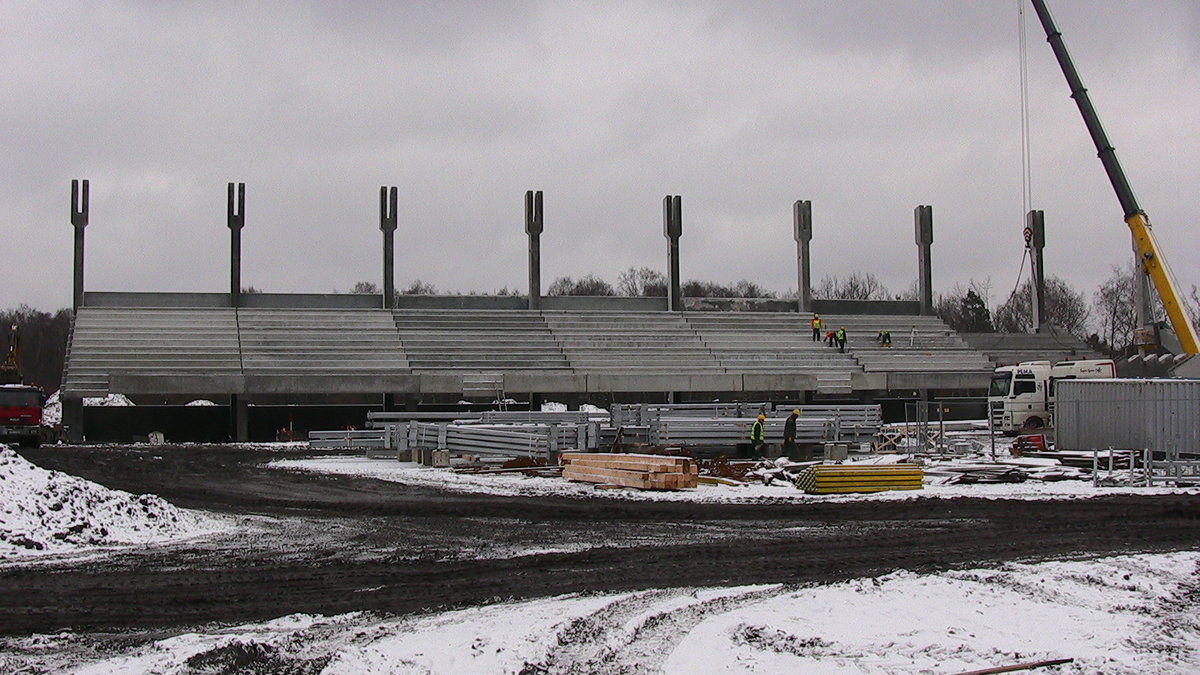 Budowa stadionu w Gliwicach