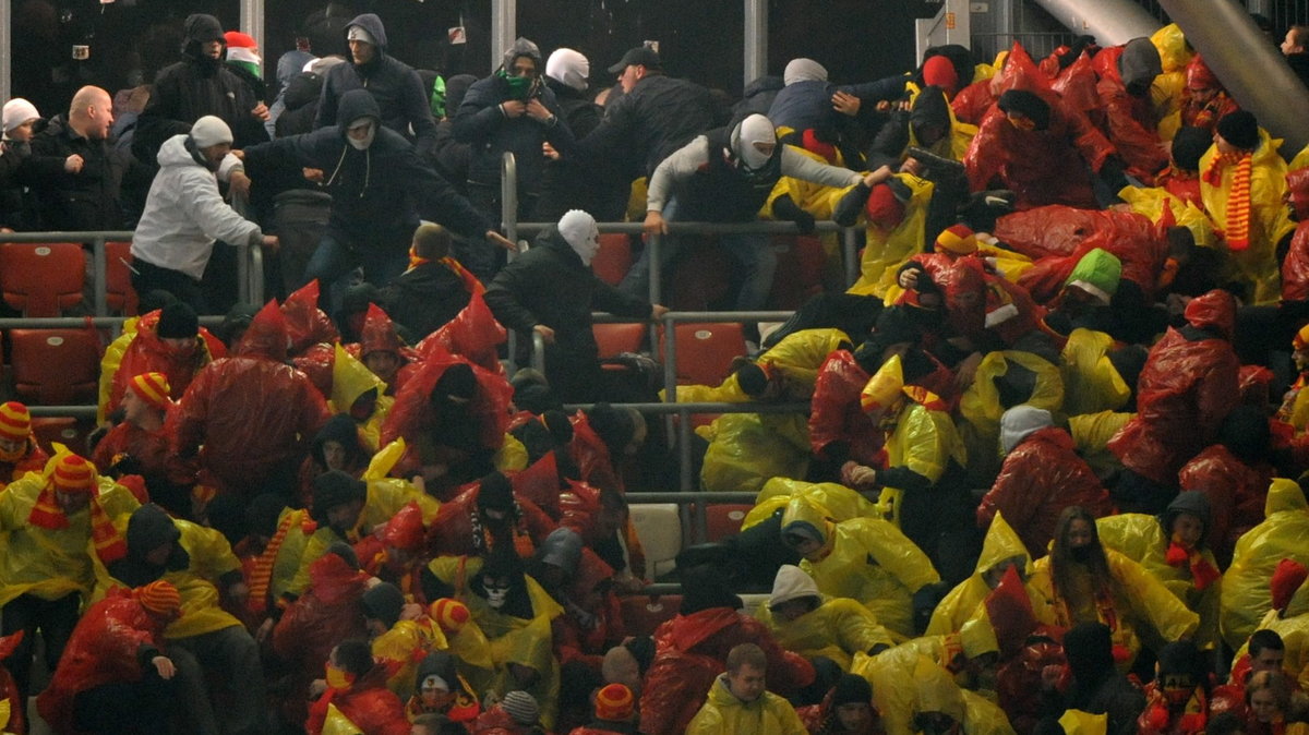 Starcia na trybunach Pepsi Arena (Legia Warszawa - Jagiellonia Białystok)