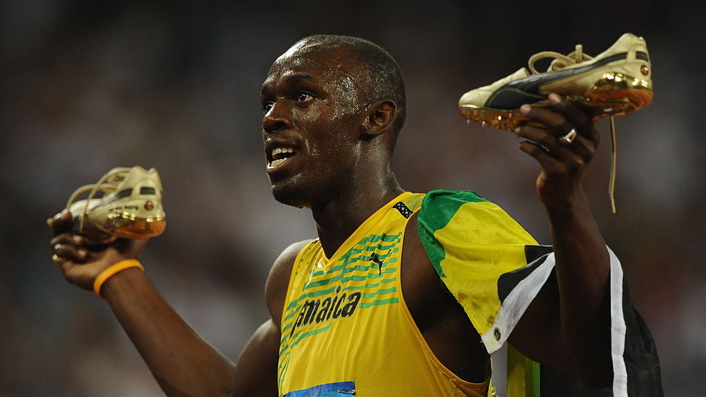 Usain Bolt i jego złote buty