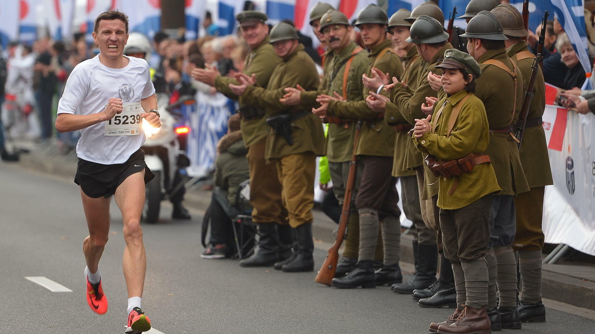 Mariusz Giżyński w 2014 r. w Warszawie był drugi