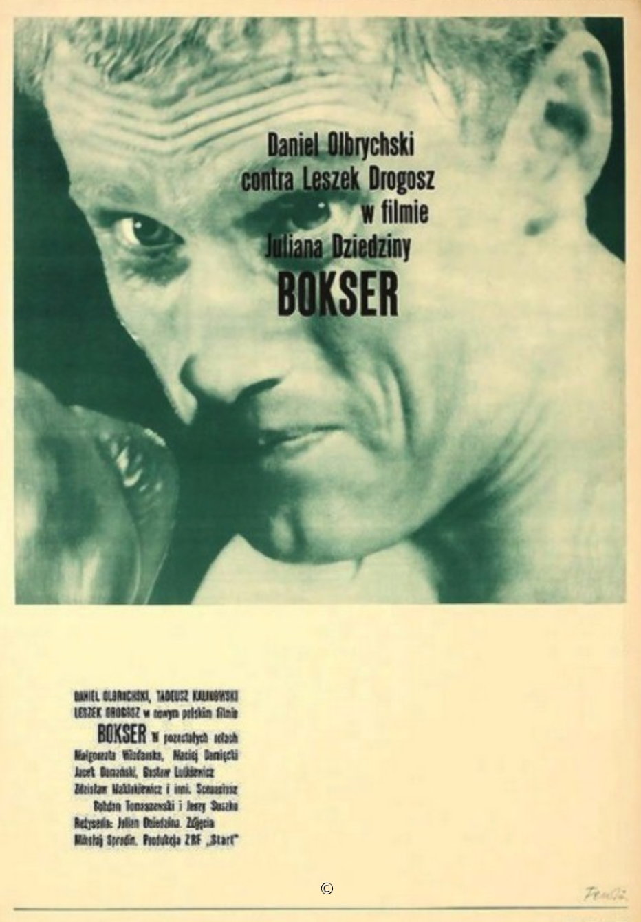 Plakat filmu "Bokser" z 1967 roku