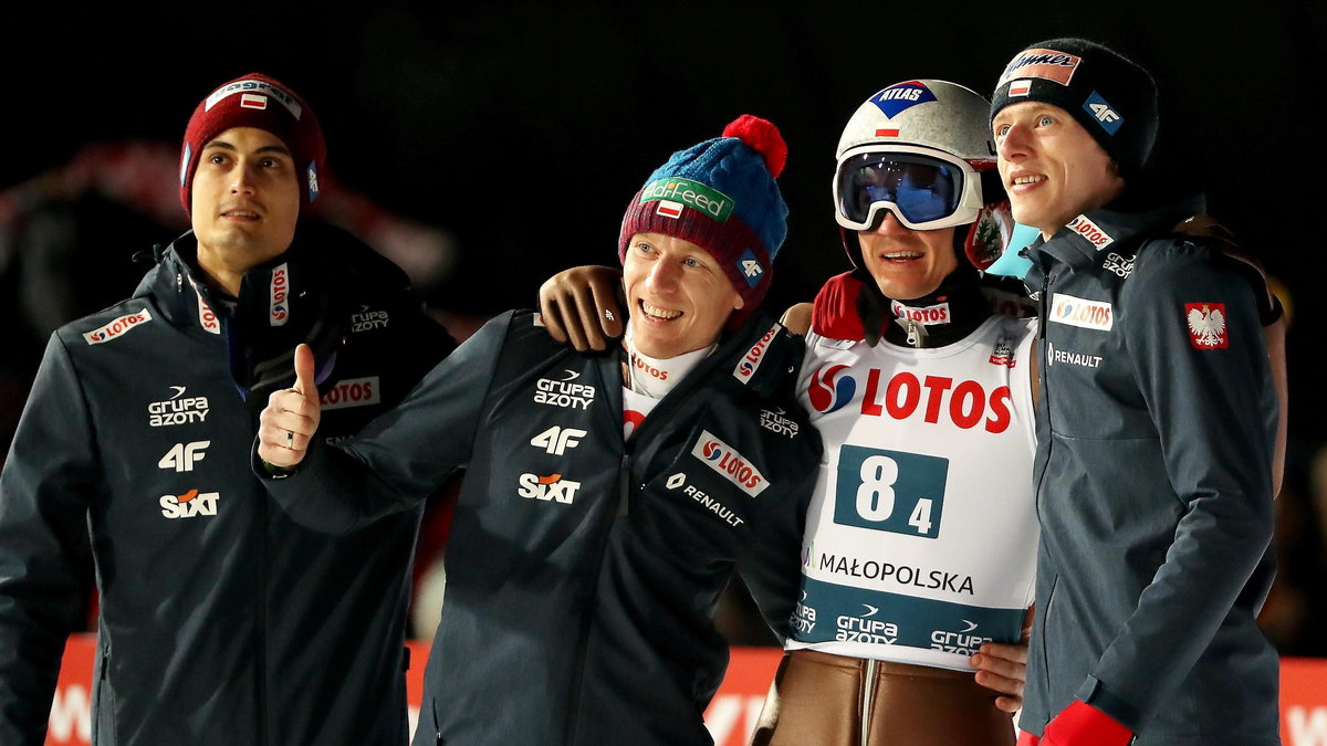 Maciej Kot Stefan Hula Dawid Kubacki Kamil Stoch